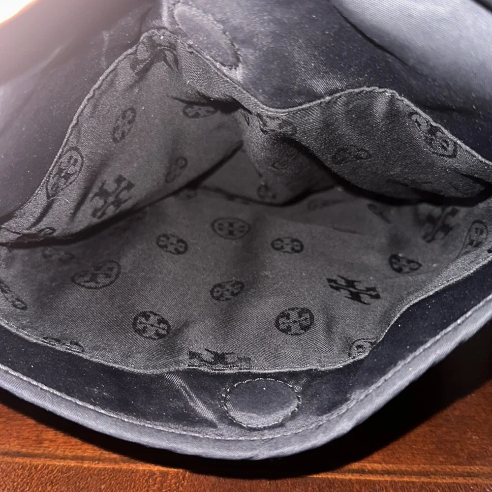 Tory Burch black nylon crossbody bag!